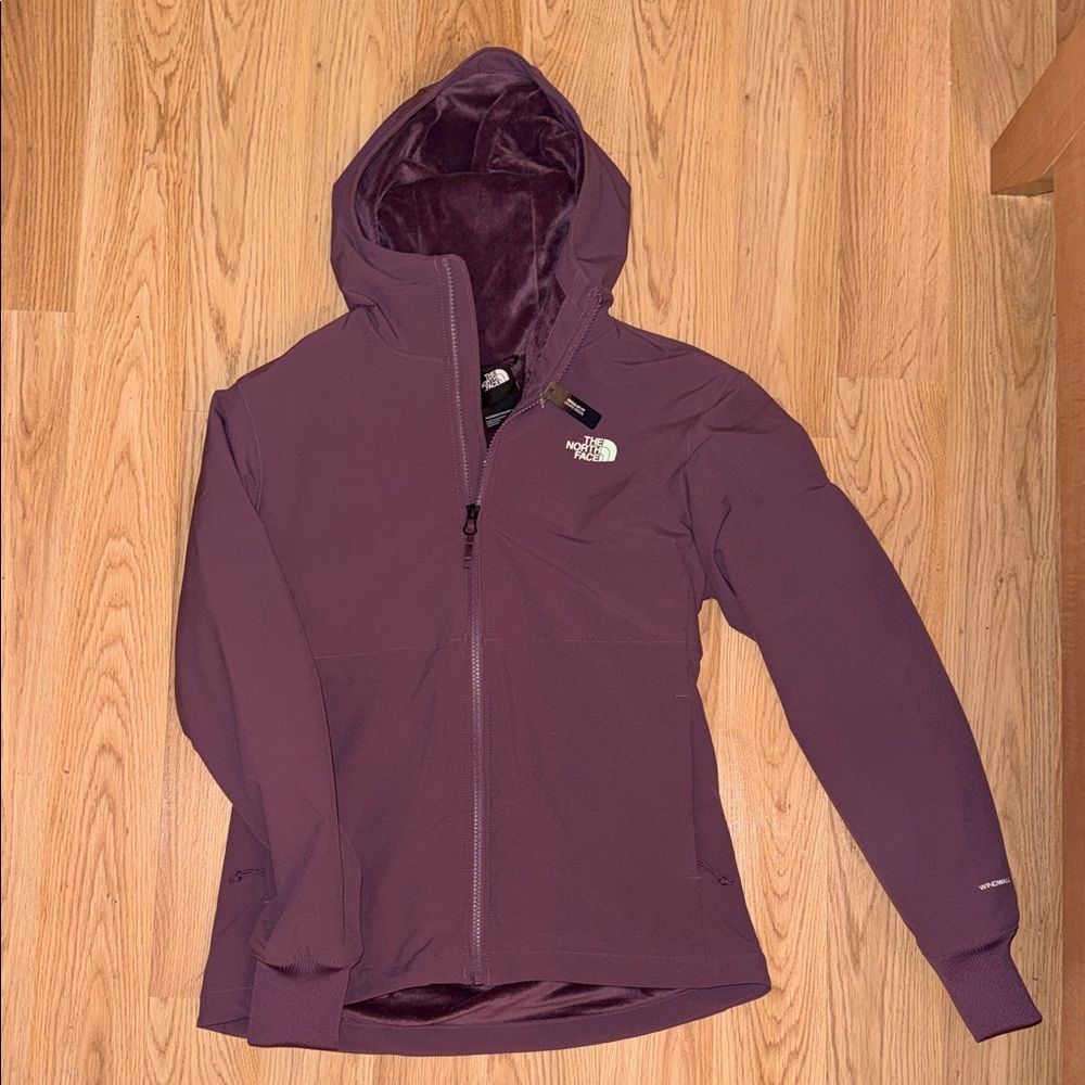 Women's Purple north face jacket size small NWT